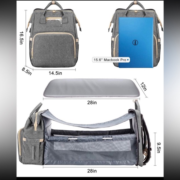 3 in 1 Diaper Bag Backpack - Picture 11 of 11